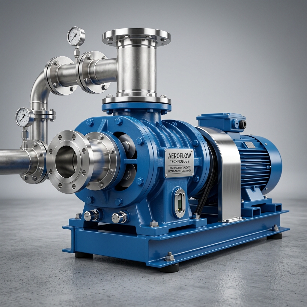 Finished Twin-Lobe Blower Unit