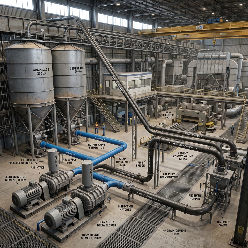 Pneumatic Conveying Layout
